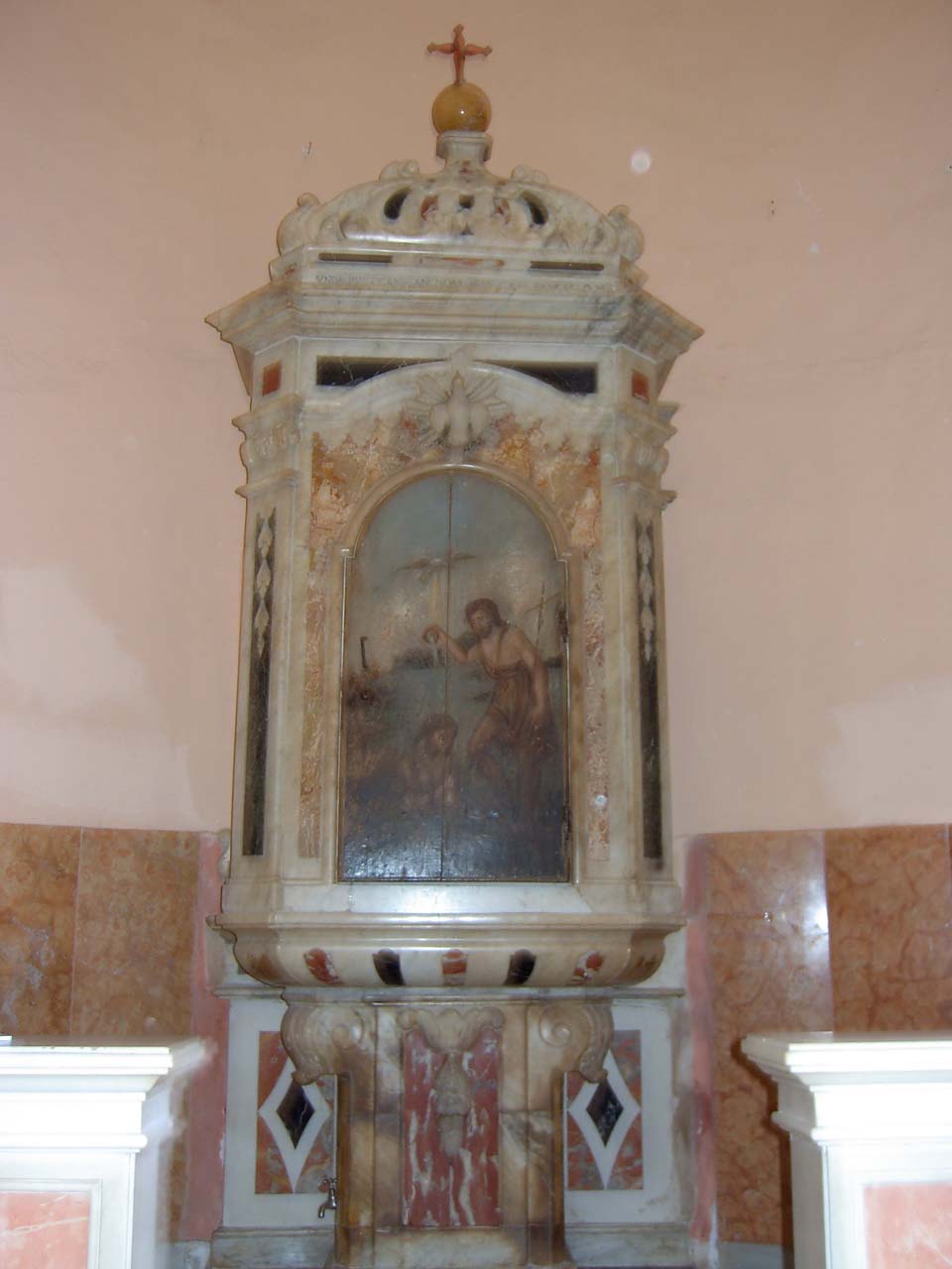 fonte battesimale di Franco Santino, Franco Domenico (sec. XIX)