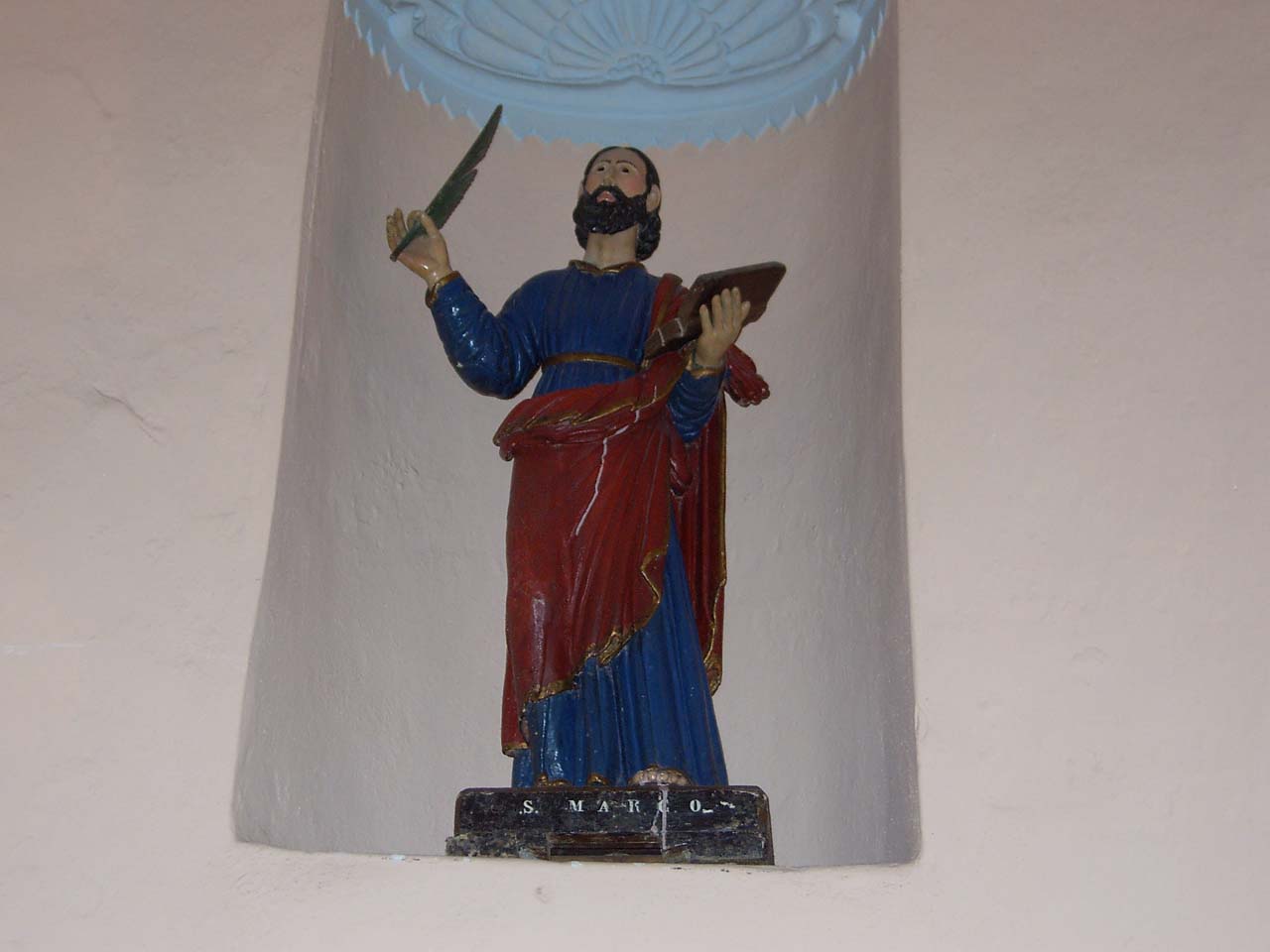 San Marco Evangelista (statua) - bottega sarda (prima metà sec. XVII)