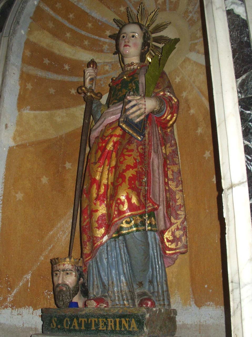Santa Caterina d'Alessandria (statua) - bottega napoletana (prima metà sec. XVII)