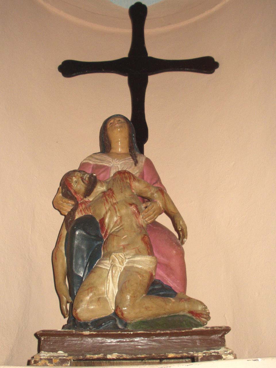 Pietà (gruppo scultoreo) - bottega napoletana (metà sec. XVII)