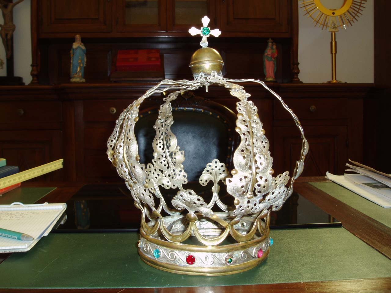 corona da statua - ambito italiano (seconda metà sec. XIX)