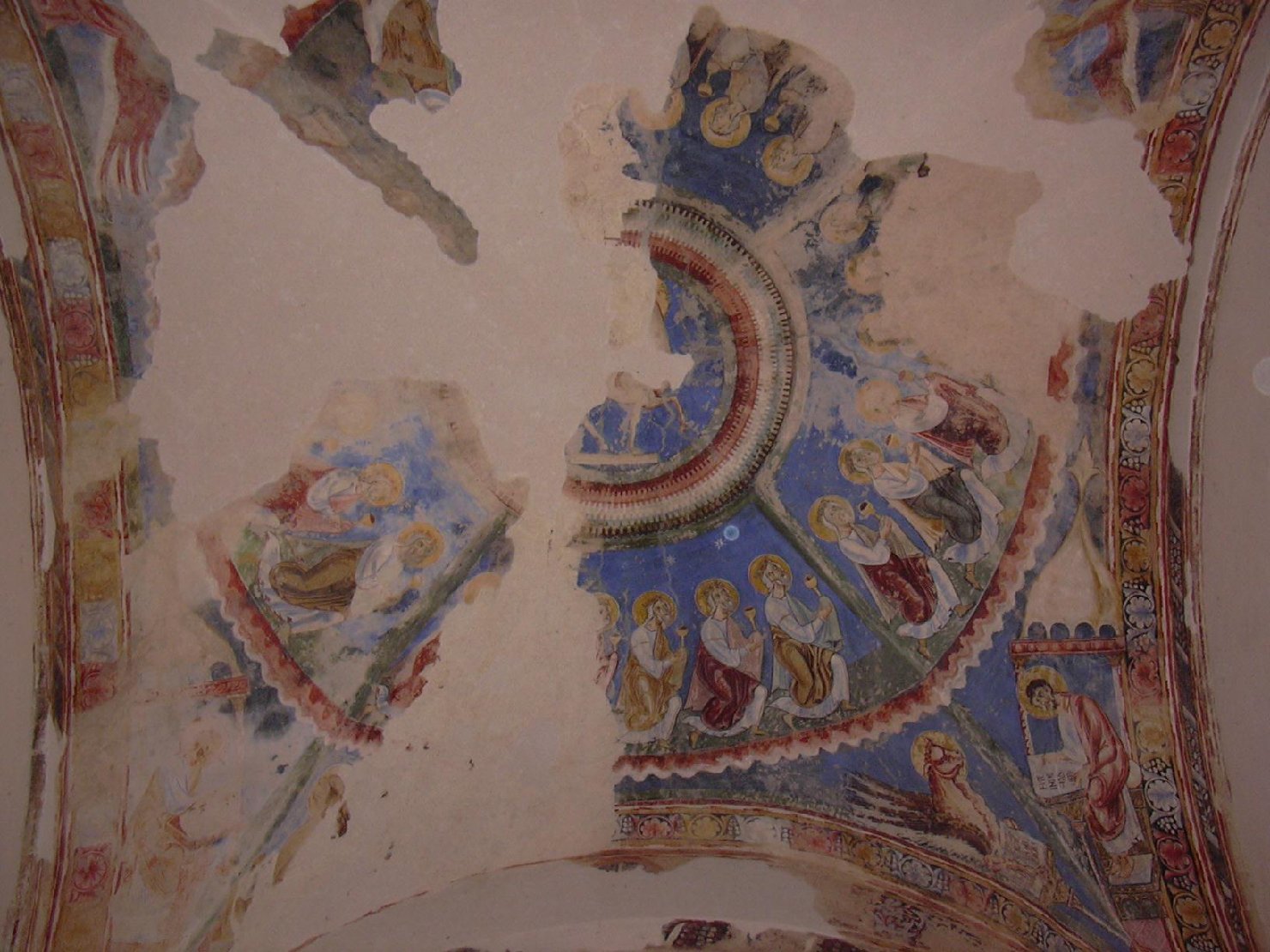 ventiquattro vegliardi dell'Apocalisse (dipinto, complesso decorativo) - ambito tosco laziale (prima metà sec. XII)