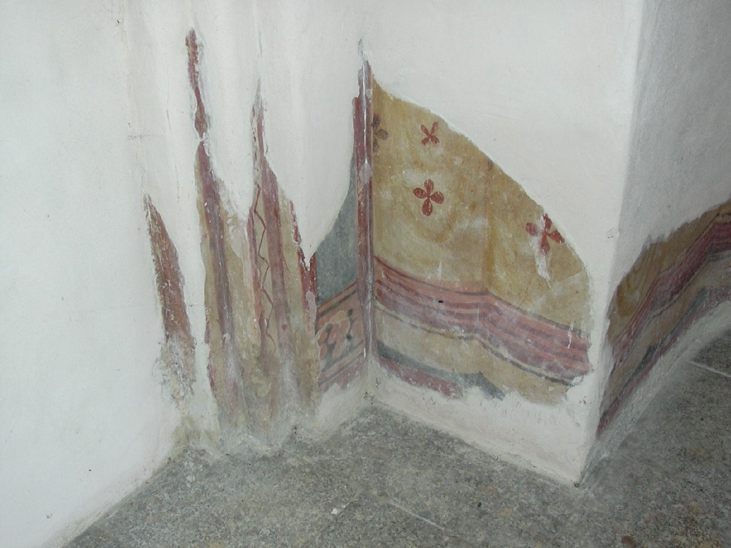 motivi decorativi (dipinto, complesso decorativo) - ambito tosco laziale (prima metà sec. XII)