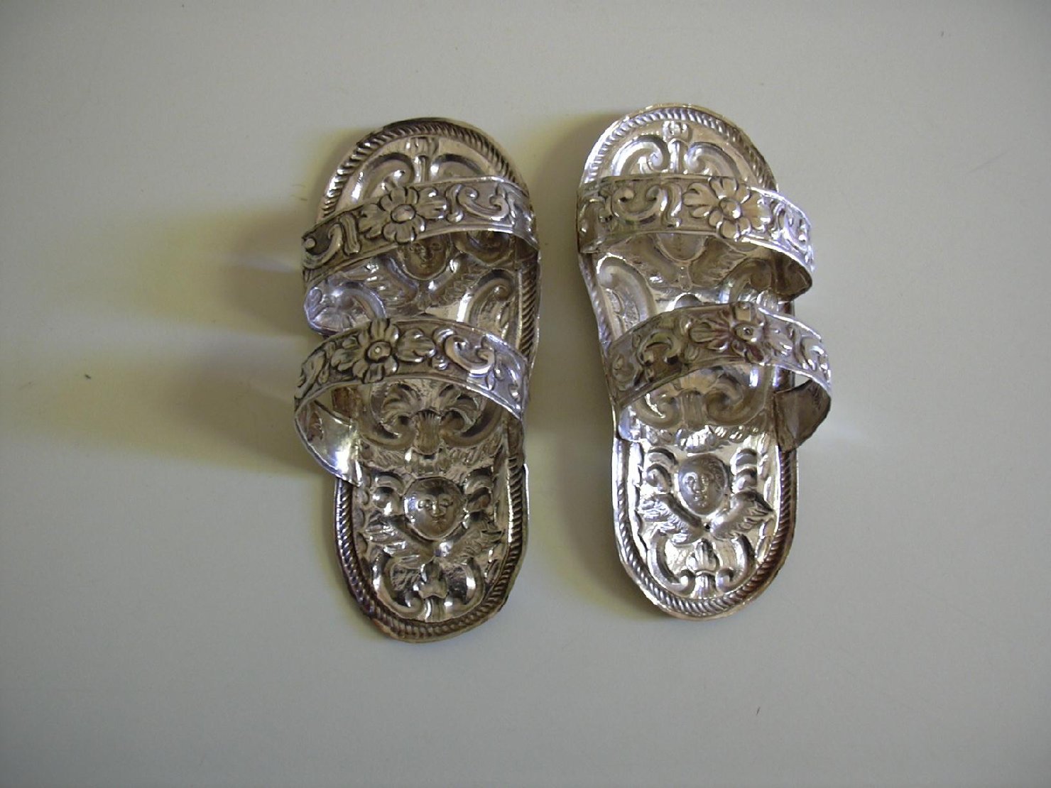 sandalo di statua, paio - bottega sassarese (prima metà sec. XIX)