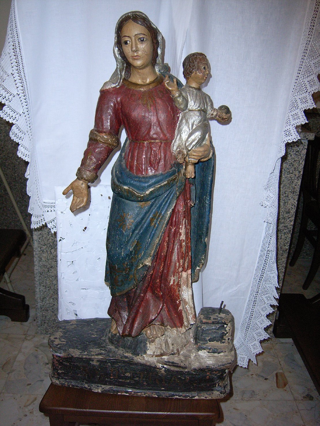 Madonna d'Itria (statua) - bottega campana (prima metà sec. XVII)