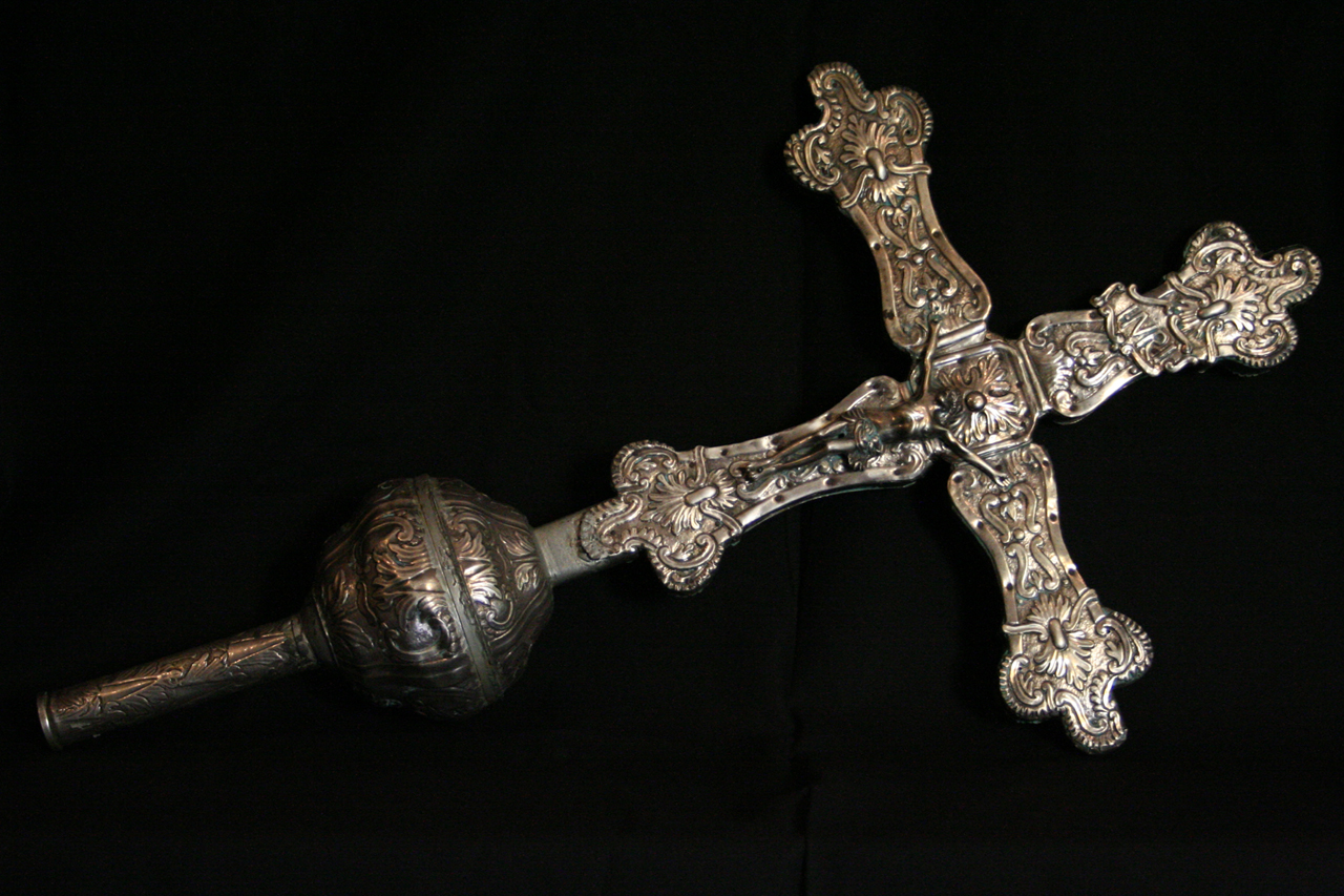 croce processionale - bottega sarda (fine sec. XVIII)