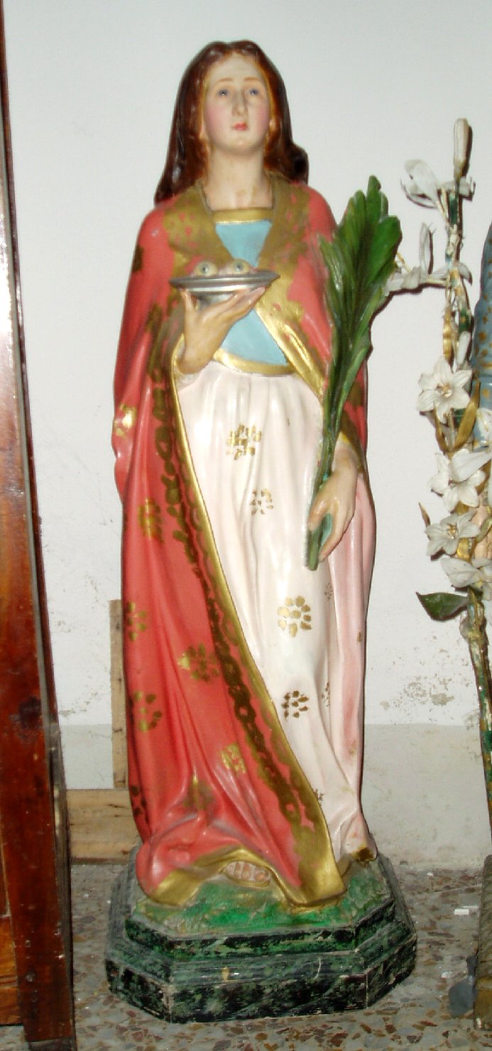 Santa Lucia (statua) - ambito italiano (fine/inizio secc. XIX/ XX)