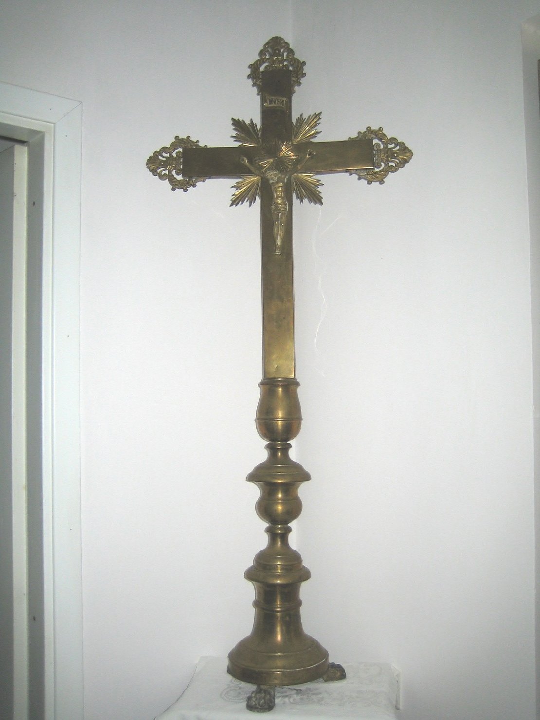 croce d'altare - bottega italiana (fine/inizio secc. XVIII/ XIX)