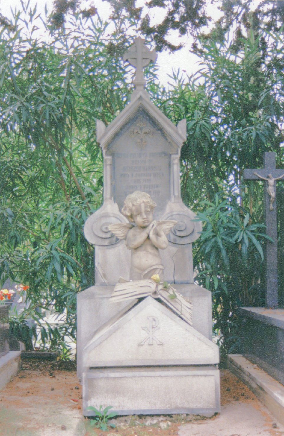 angelo (monumento funebre) di Sartorio Giuseppe (seconda metà sec. XIX)