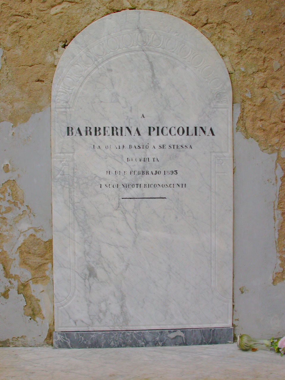 monumento funebre - bottega sarda (fine sec. XIX)