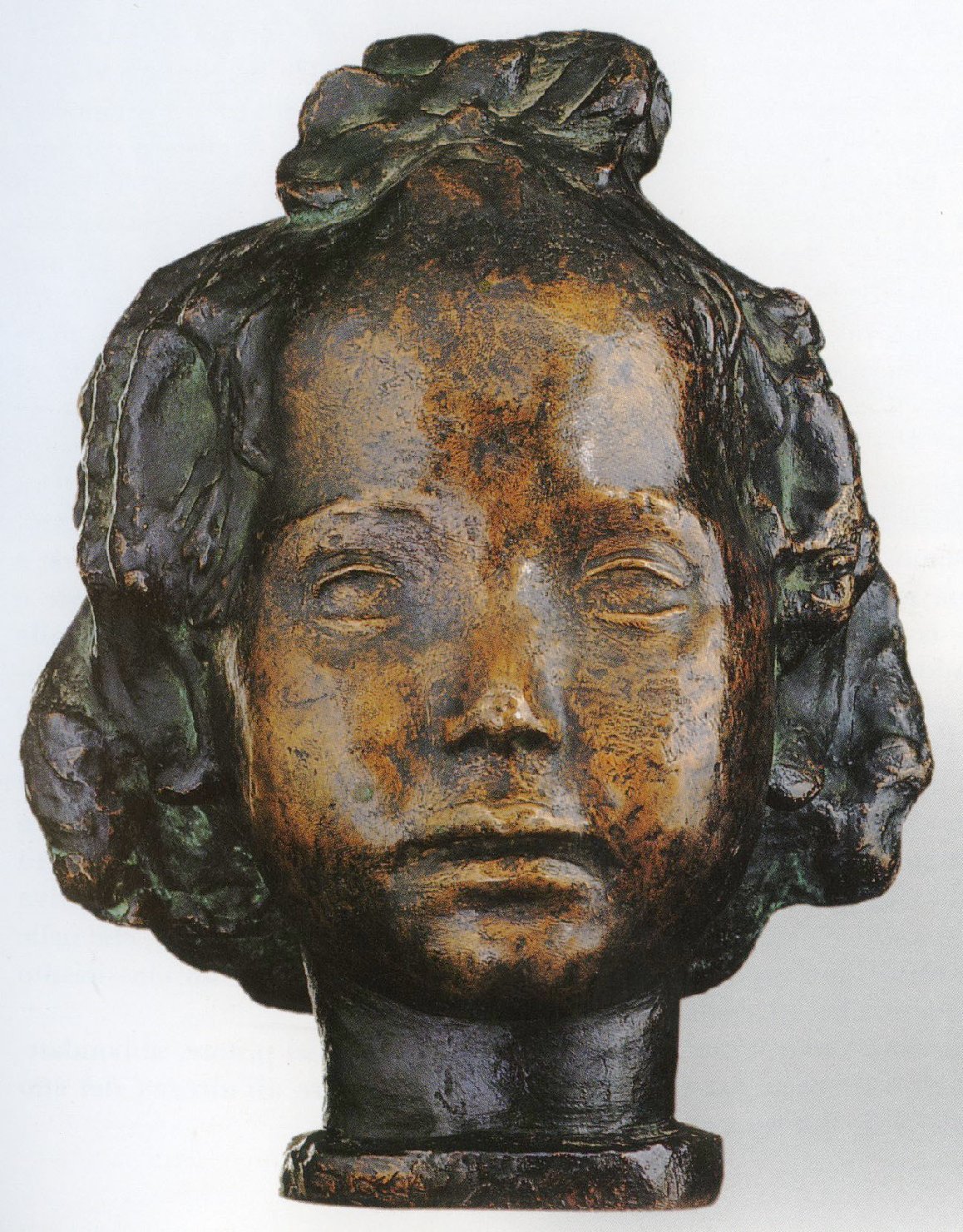 testa di bambina (scultura) di Tilocca Gavino (metà sec. XX)