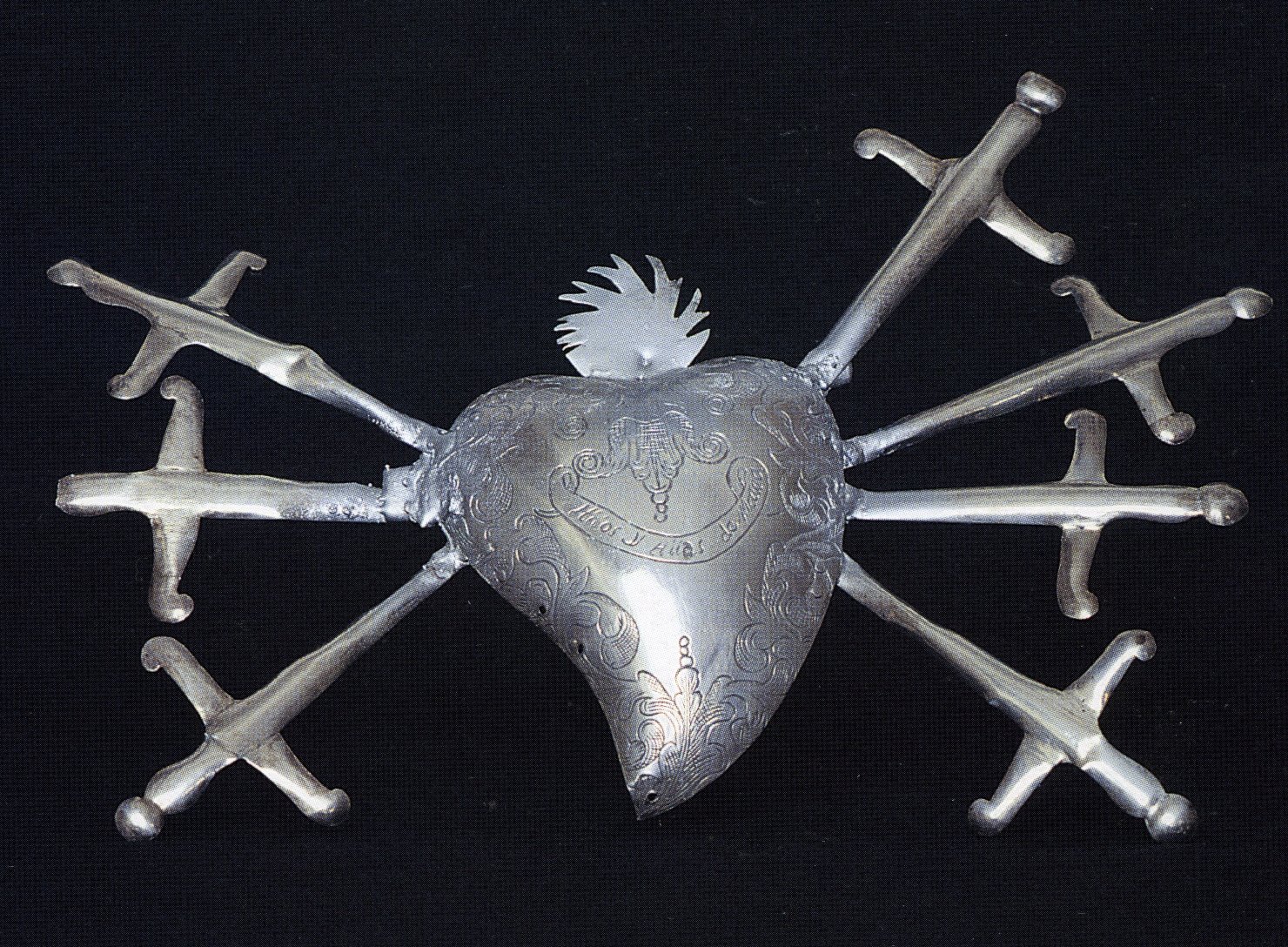 cuore devozionale - bottega sarda (sec. XVIII)