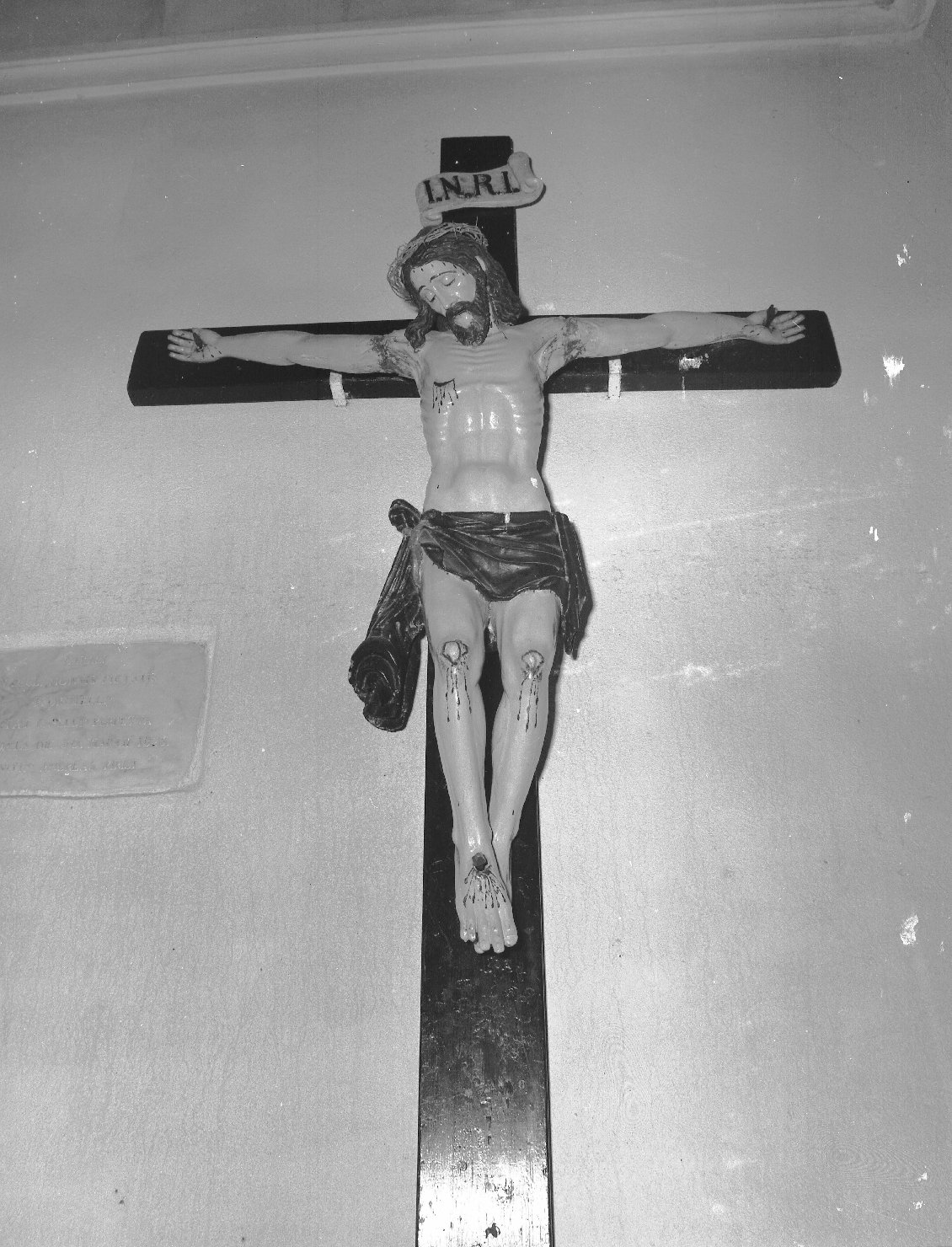 Cristo crocifisso (scultura) - bottega sarda (secc. XVIII/ XIX)