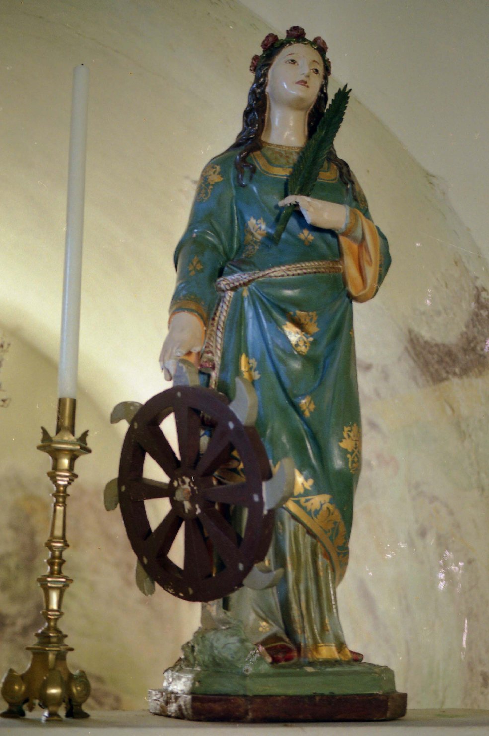 Santa Caterina d'Alessandria (statua) - bottega italiana (prima metà sec. XX)