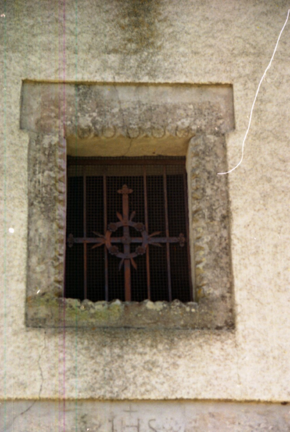 mostra di finestra, serie - bottega sarda (inizio sec. XVIII)