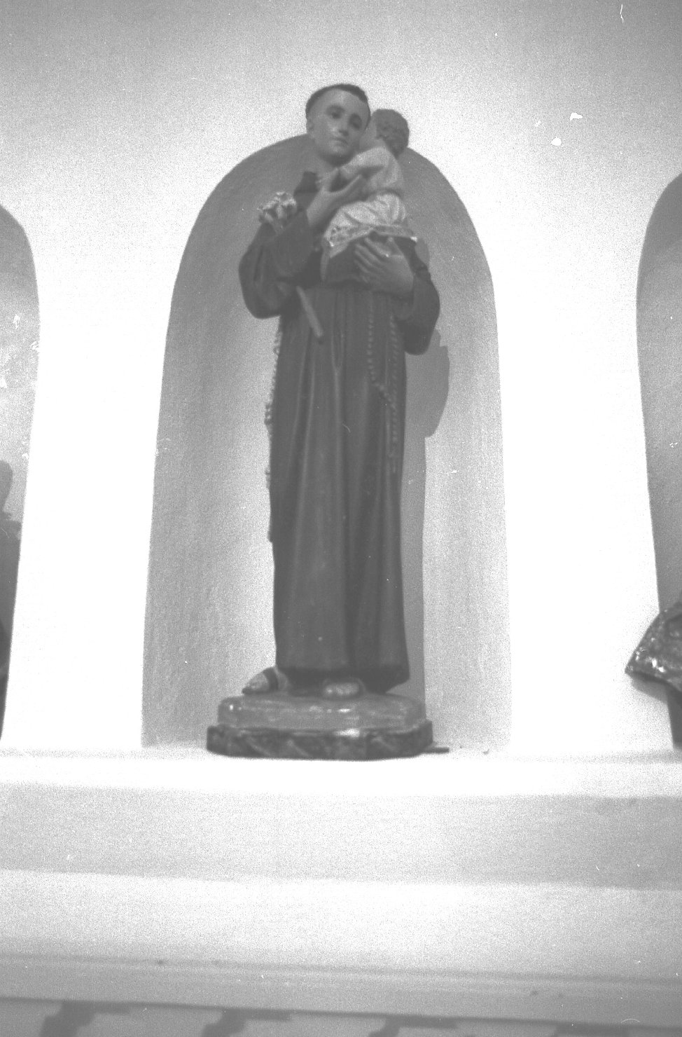 Sant'Antonio da Padova con Gesù Bambino (statua) - bottega italiana (sec. XX)
