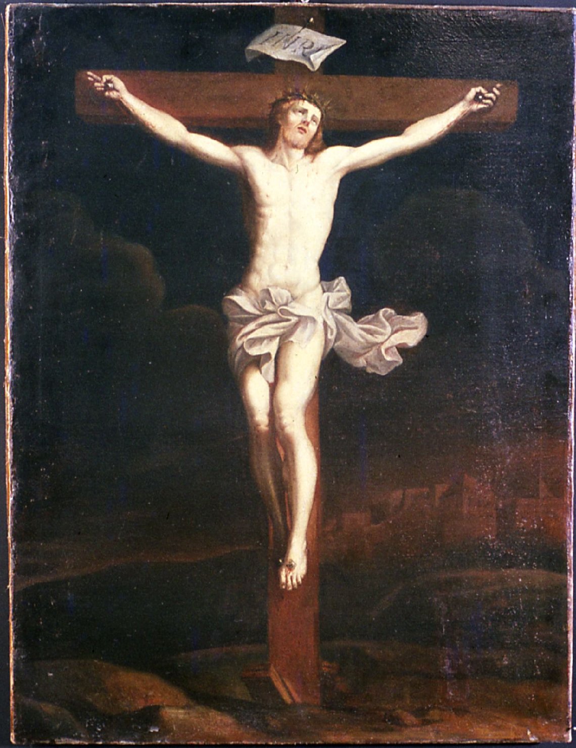 Cristo crocifisso (dipinto) - ambito emiliano (sec. XVII)