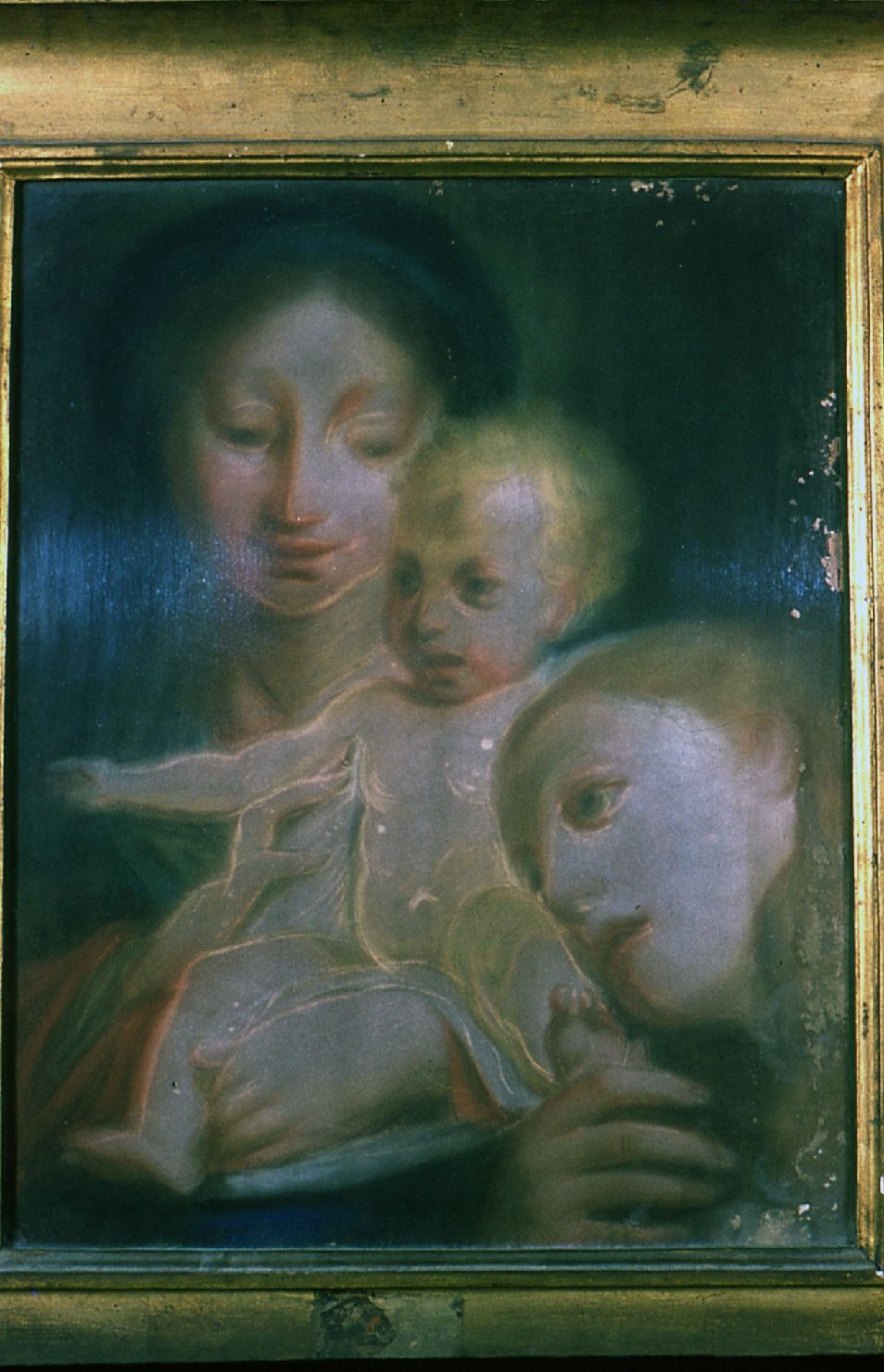 Madonna con Bambino e Santa Maria Maddalena (dipinto) - ambito bolognese (sec. XVI)