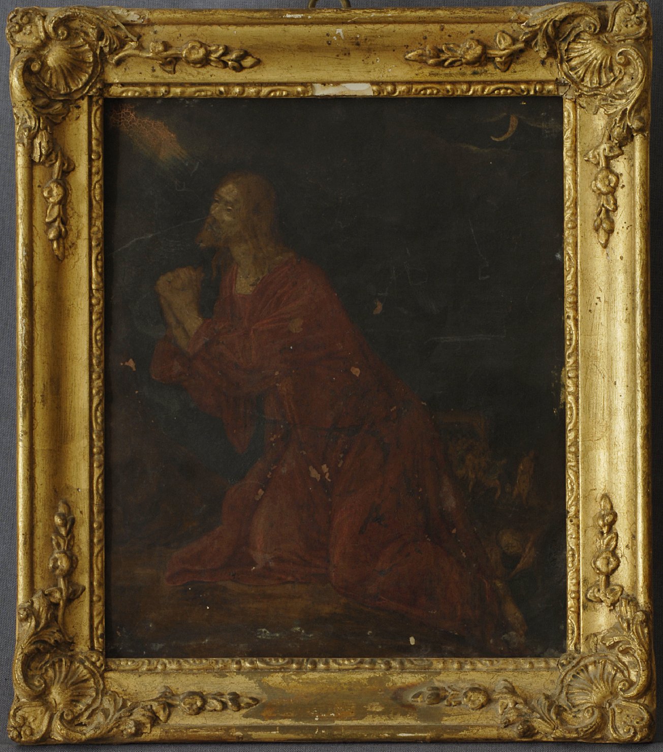 Cristo nell'orto dei Getsemani, orazione di Cristo nell'orto di Getsemani (dipinto) - ambito italiano (sec. XVI)