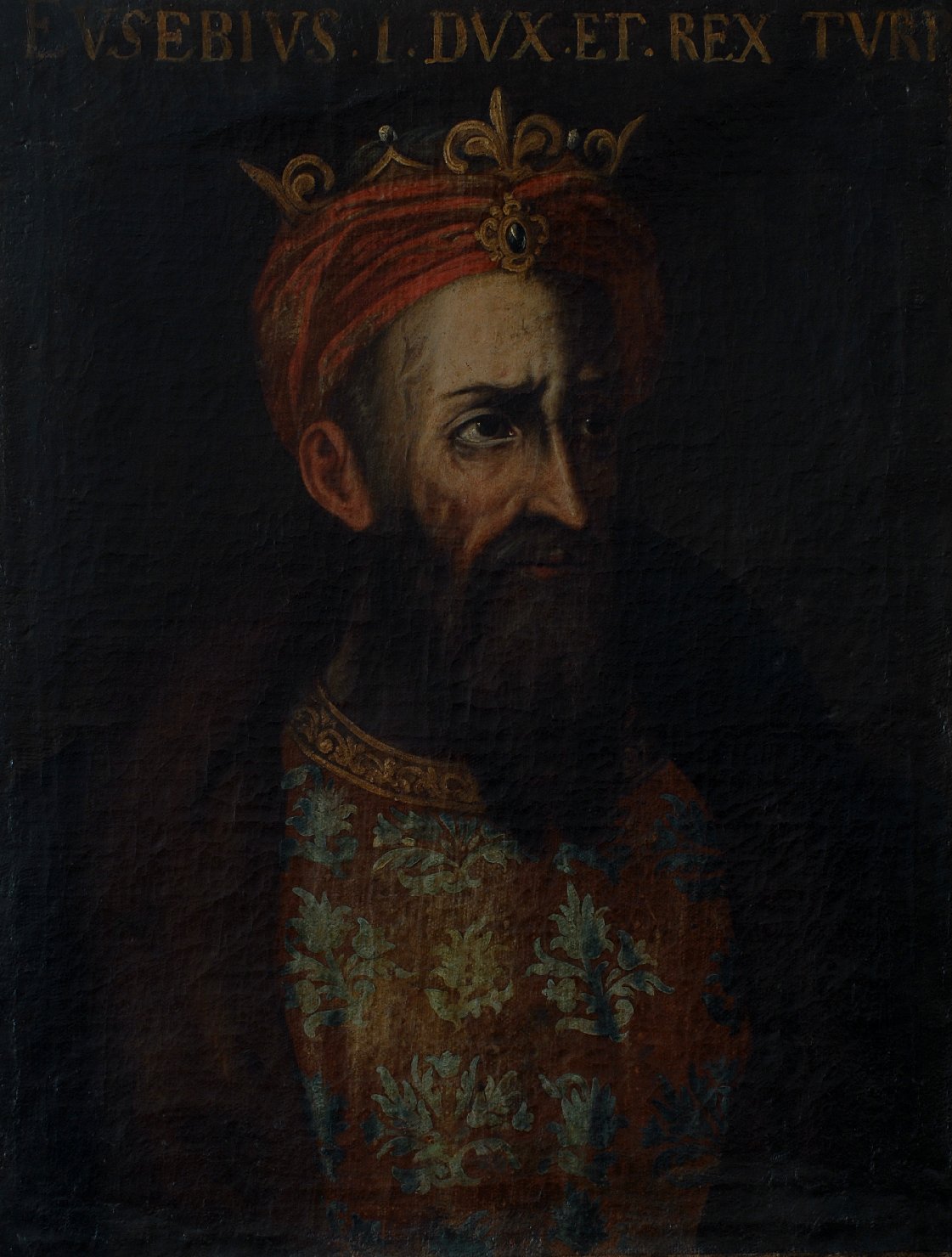 Ritratto di Eusebio I, ritratto d'uomo (dipinto, serie) - ambito sardo (sec. XVII)