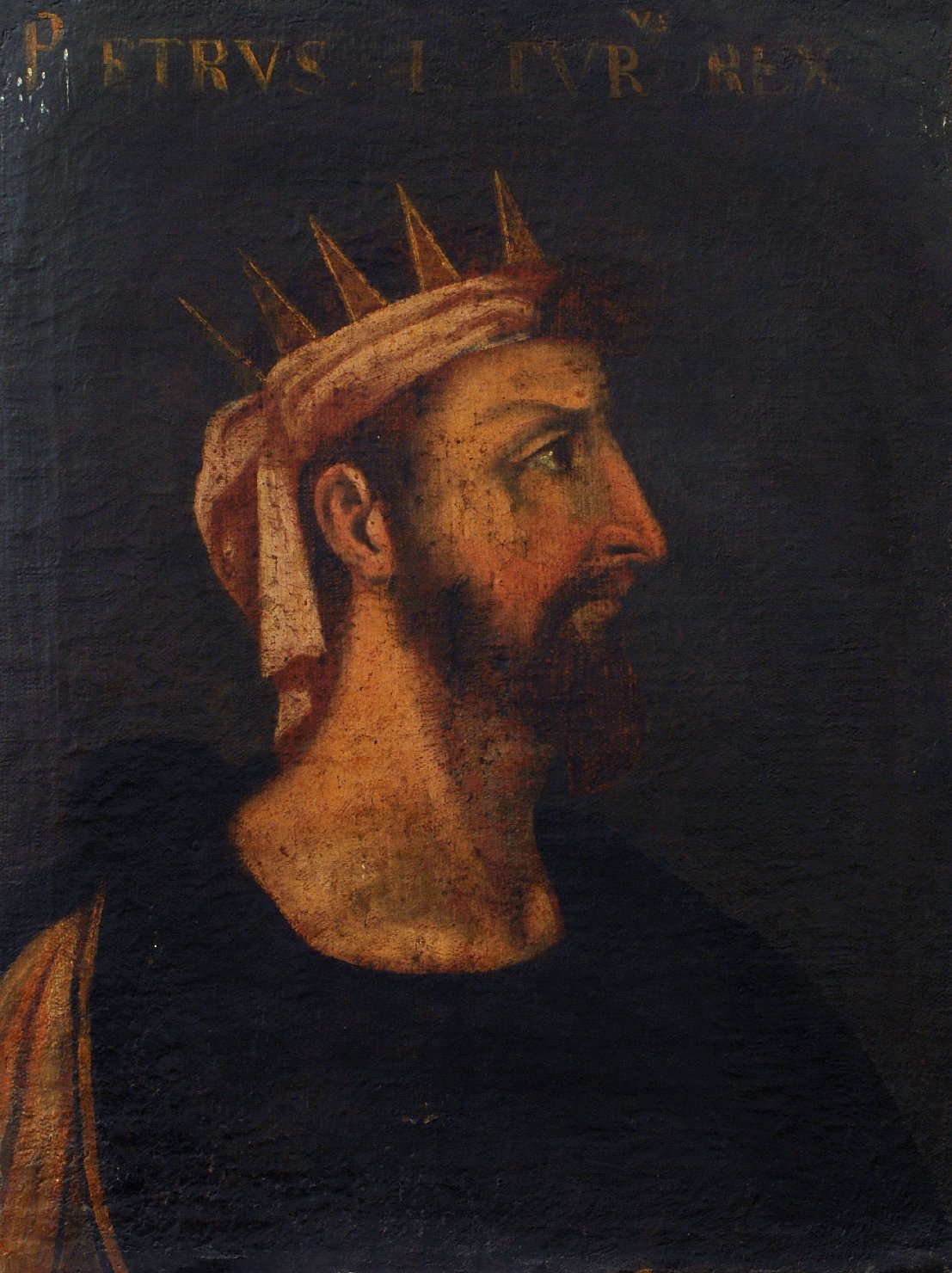 Ritratto di Pietro I, ritratto d'uomo (dipinto, serie) - ambito sardo (sec. XVII)