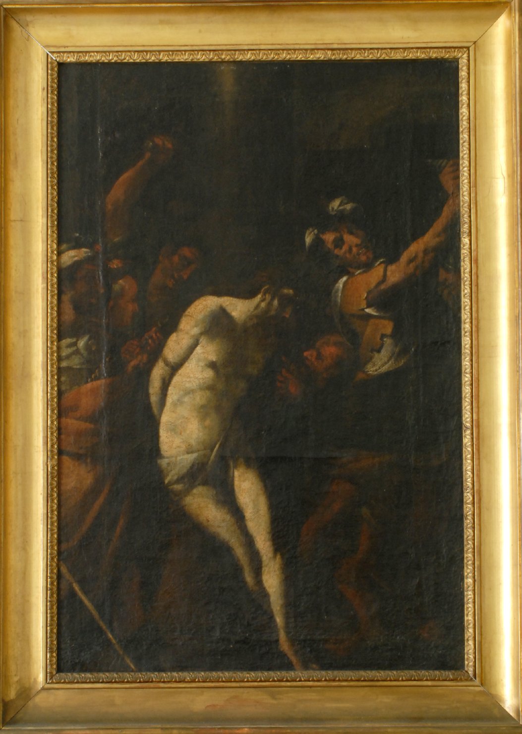 La flagellazione di Cristo, Cristo flagellato (dipinto) di Crespi Giuseppe Maria (prima metà sec. XVIII)