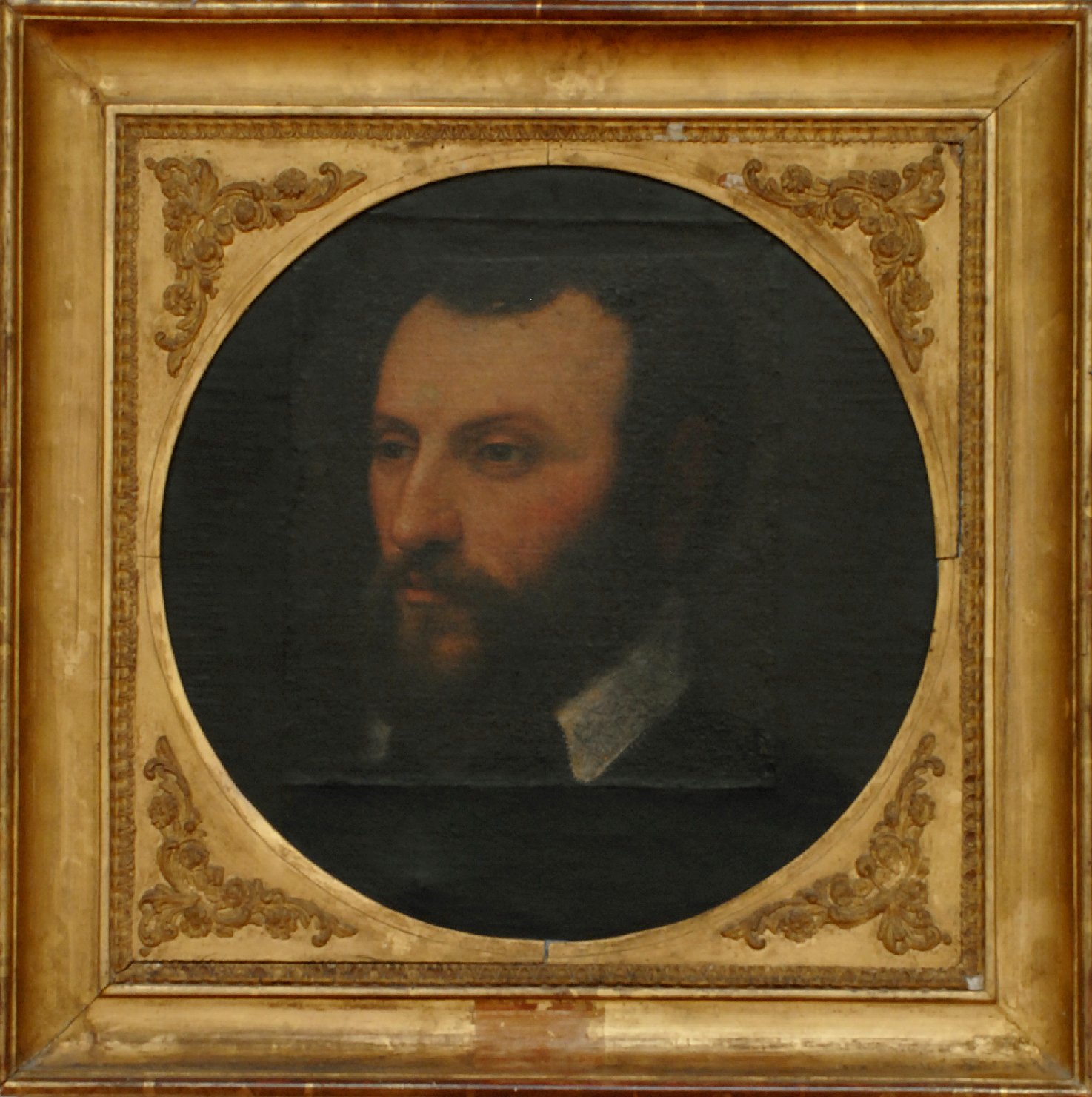 Ritratto virile, ritratto d'uomo (dipinto) - ambito veneto (secc. XVI/ XVII)
