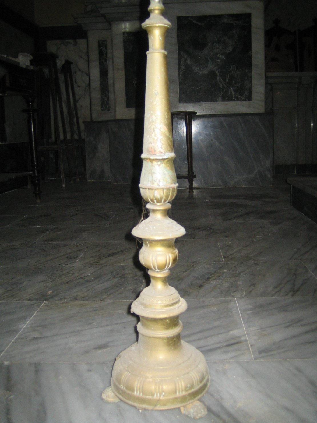 candelabro - bottega italiana (sec. XX)