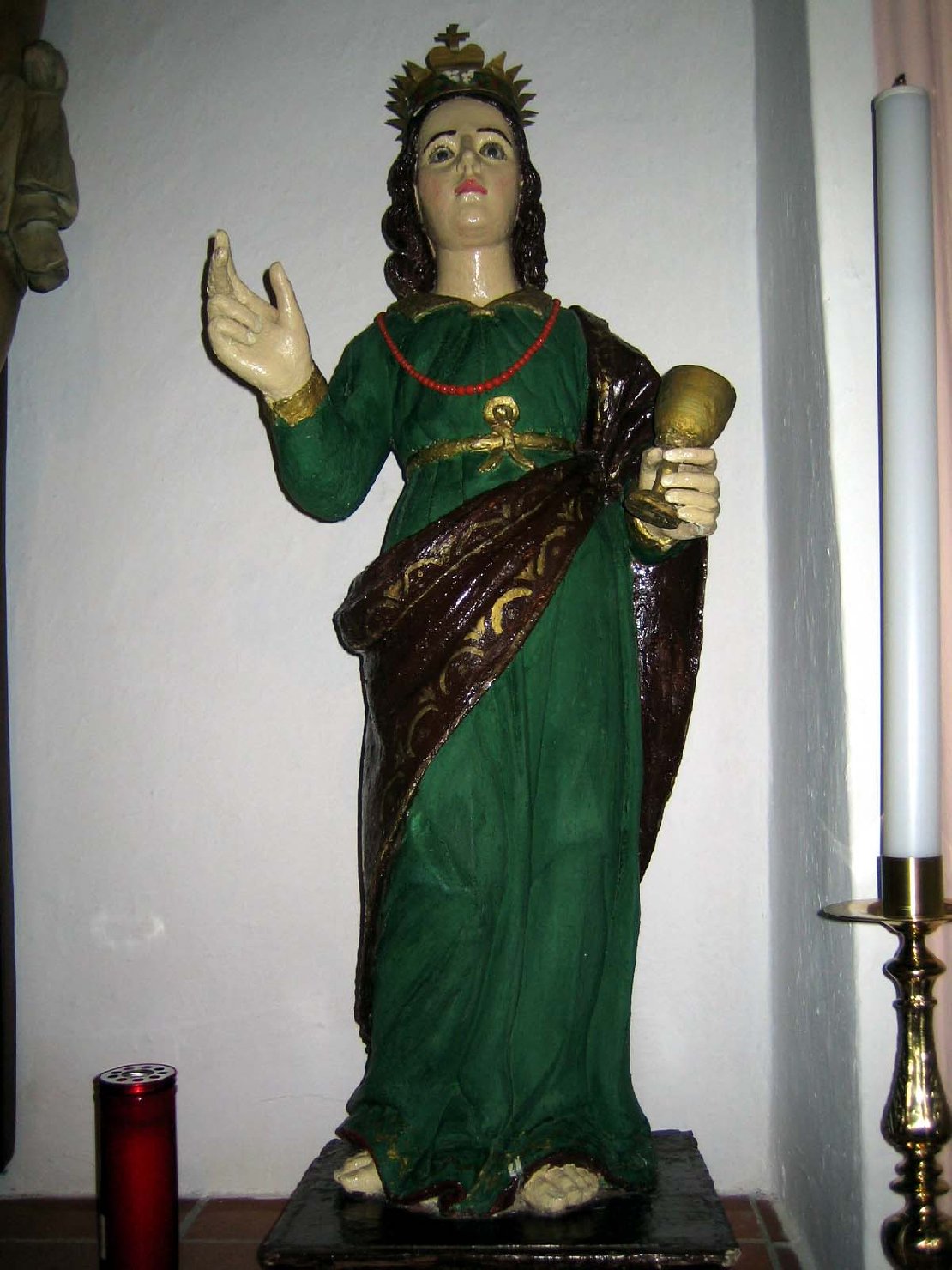 San Giovanni Evangelista (statua) - bottega sarda (sec. XVII)