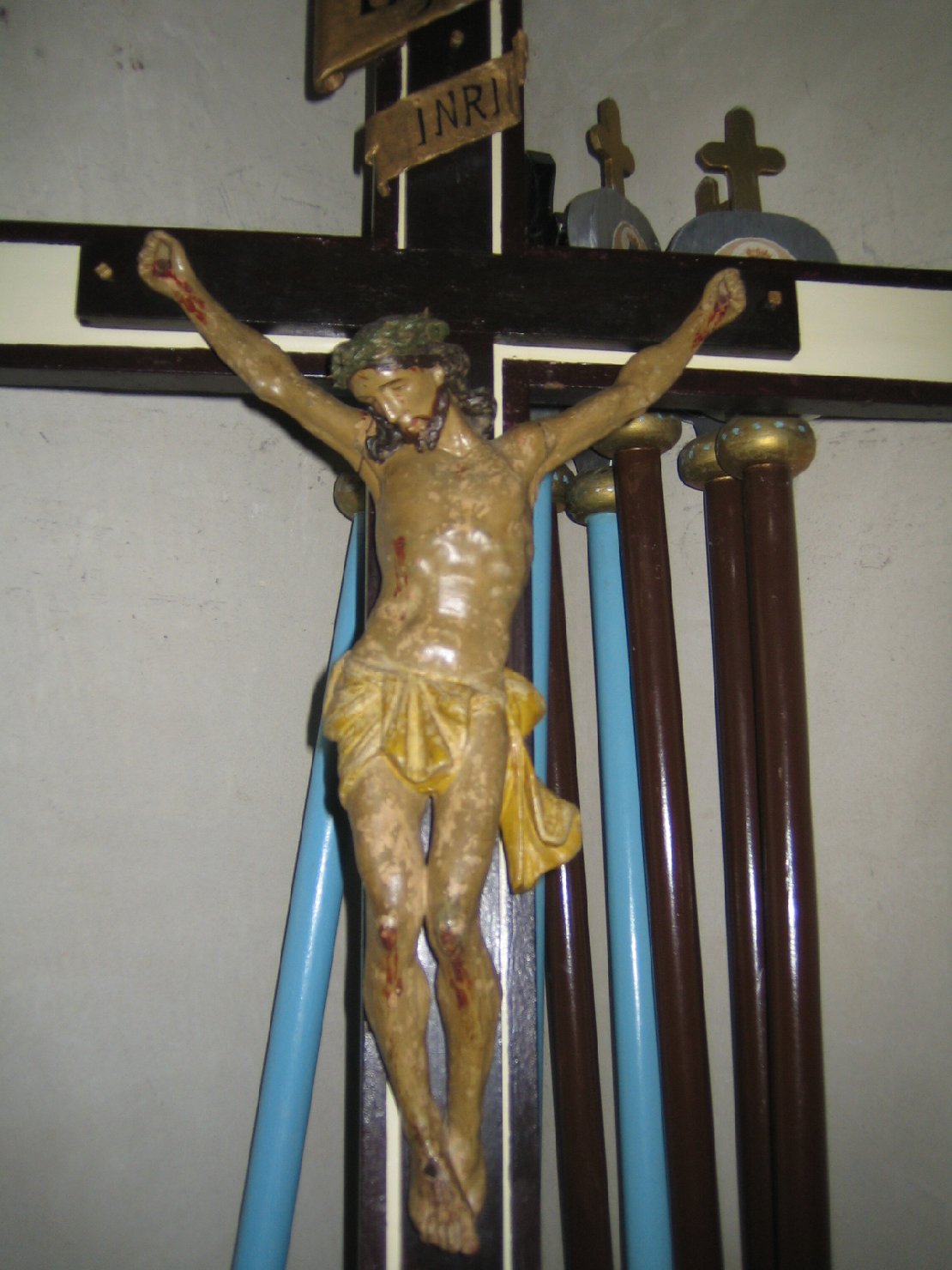 Cristo crocifisso (statua processionale) - bottega sarda (seconda metà sec. XVIII)