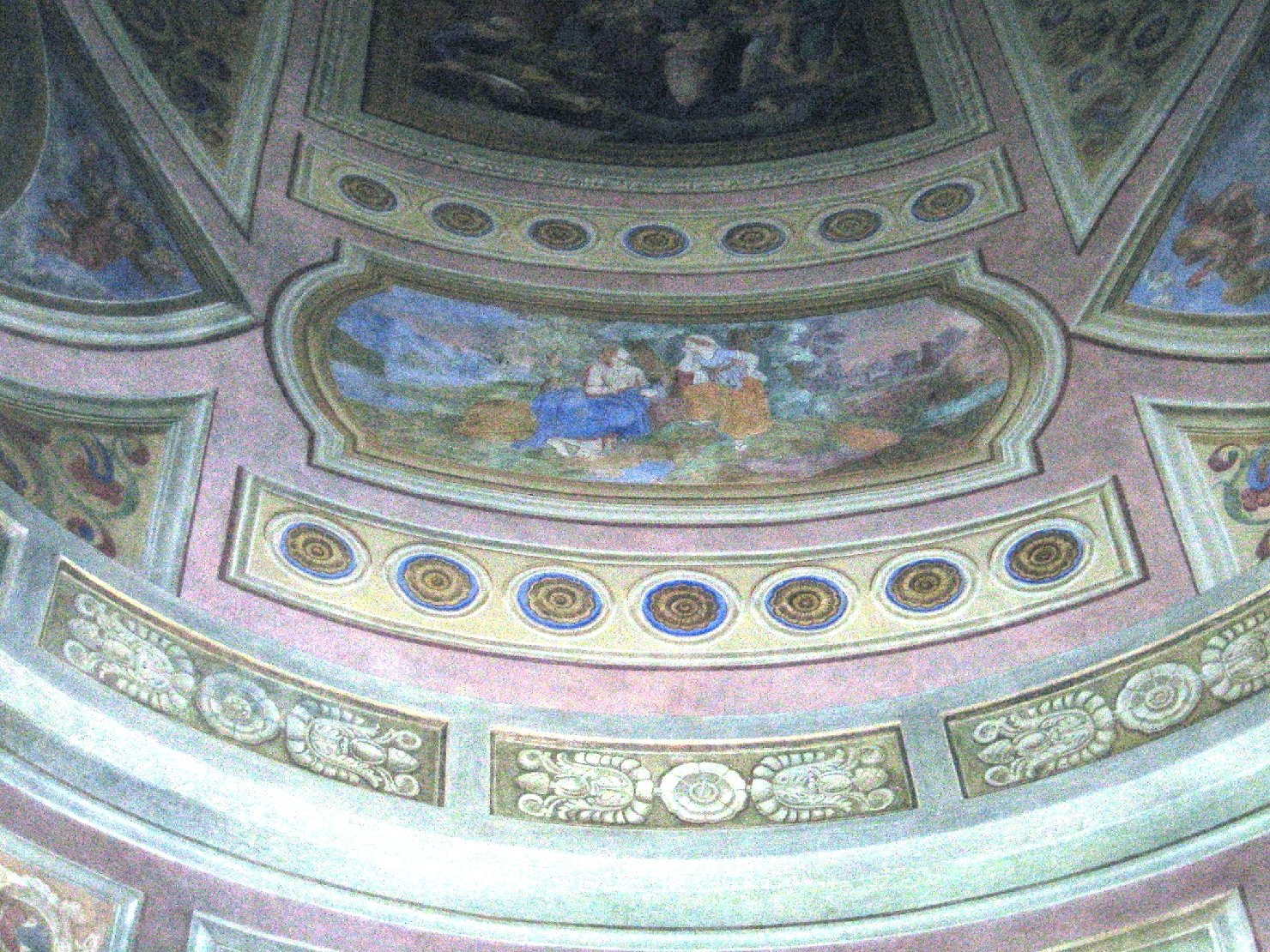 Cristo e la samaritana al pozzo (dipinto) di Caboni Antonio (sec. XIX)
