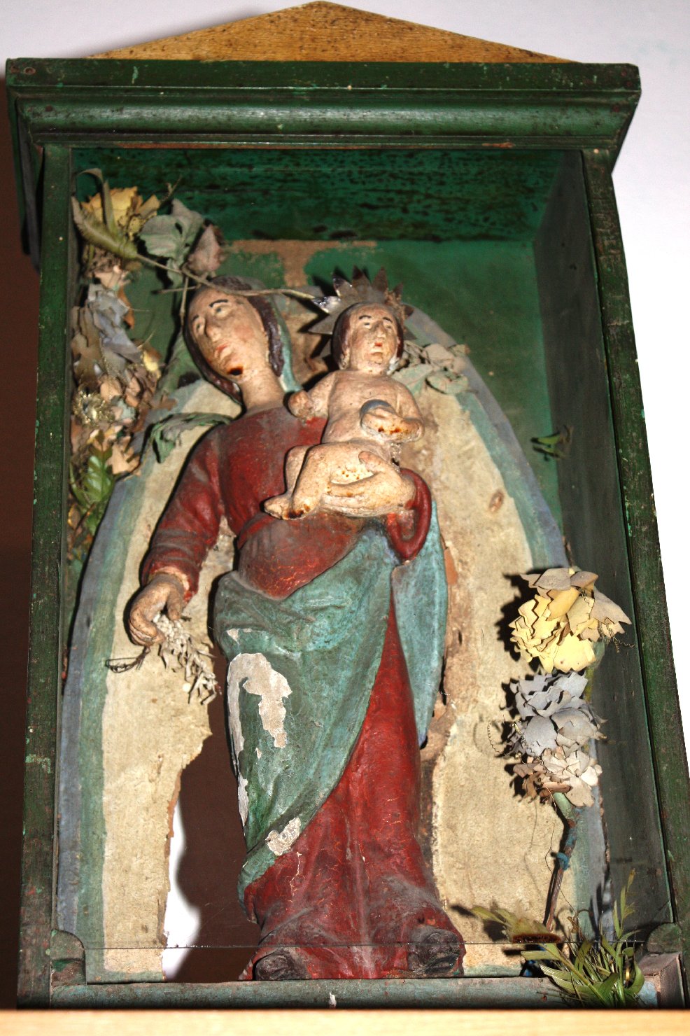 Madonna con Bambino (statuetta devozionale) - bottega sarda (sec. XIX)