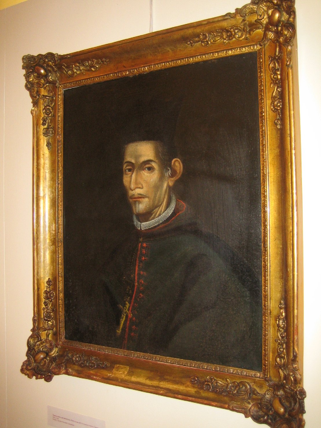 Ritratto di Monsignor Antonio Canopolo (dipinto) - ambito sardo (sec. XVII)