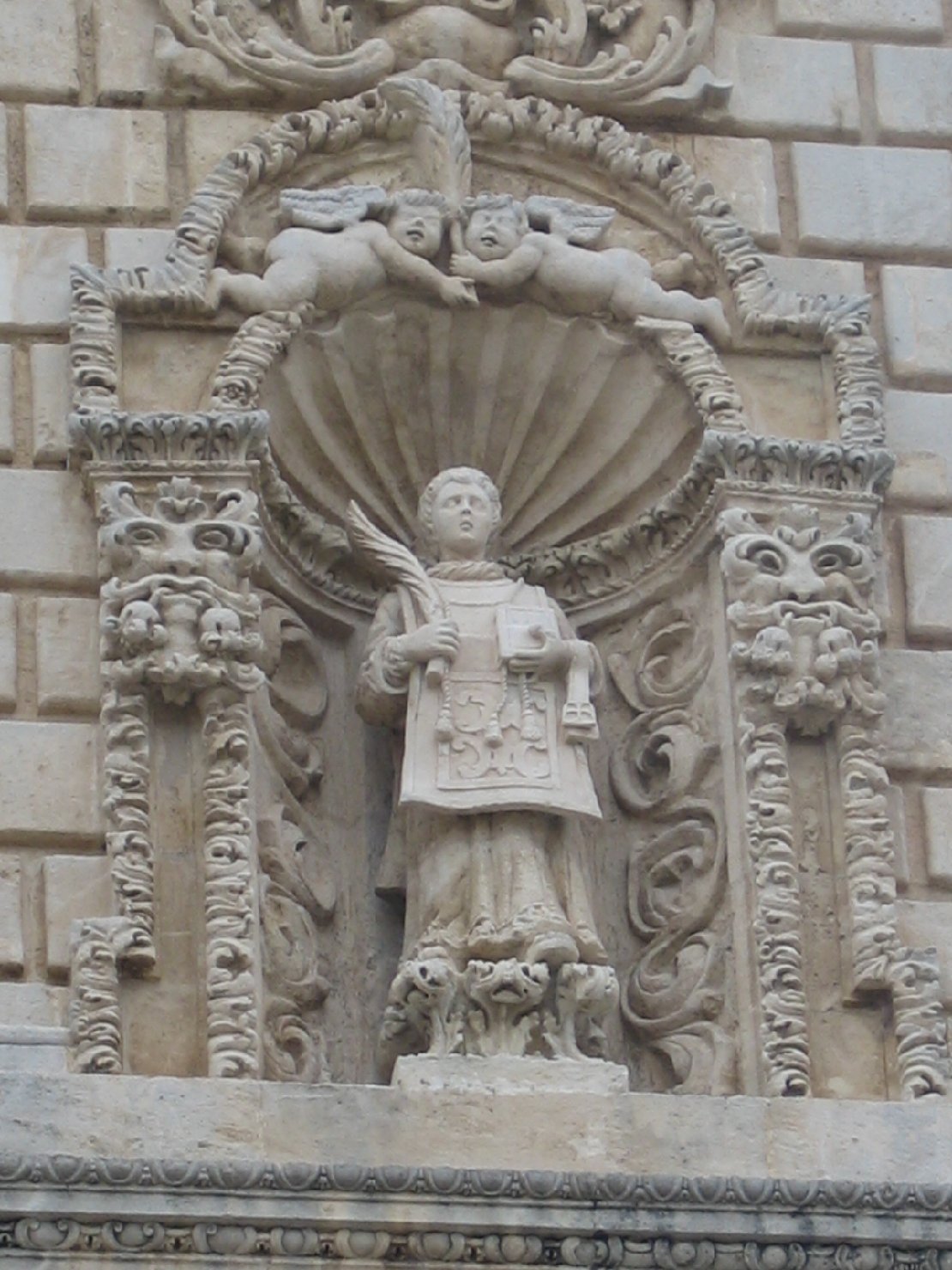 San Gianuario martire (statua) di Corbellini Giovanni Battista (sec. XVIII)