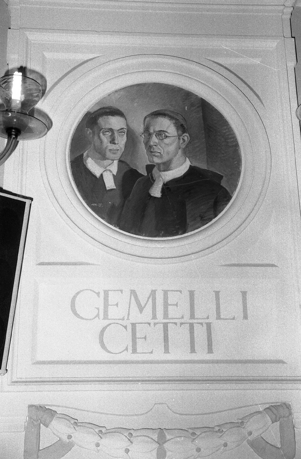 ritratti di Francesco Gemelli e Francesco Cetti (dipinto) di Delitala Mario (sec. XX)