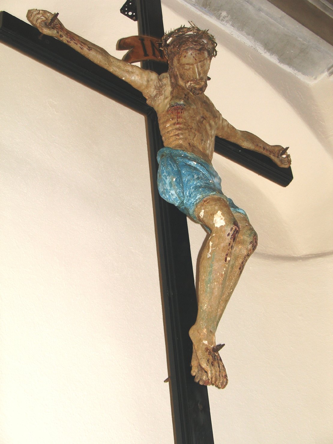 Cristo crocifisso (statua) - bottega sarda (sec. XVII)