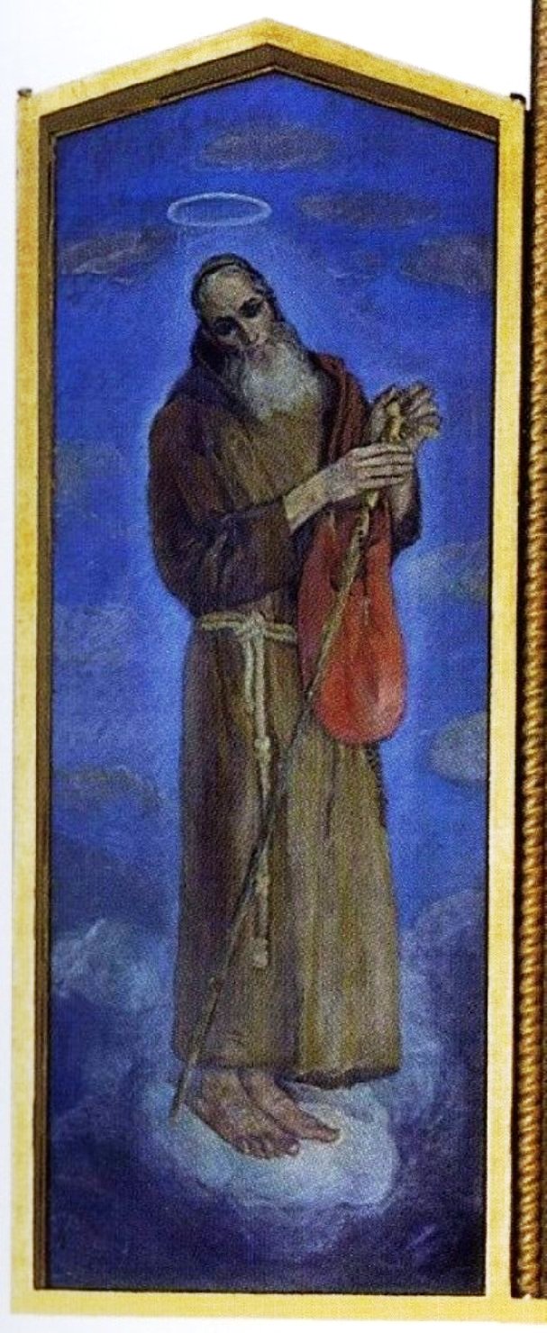 Sant'Ignazio da Laconi (dipinto, elemento d'insieme) di Delitala Mario (sec. XX)