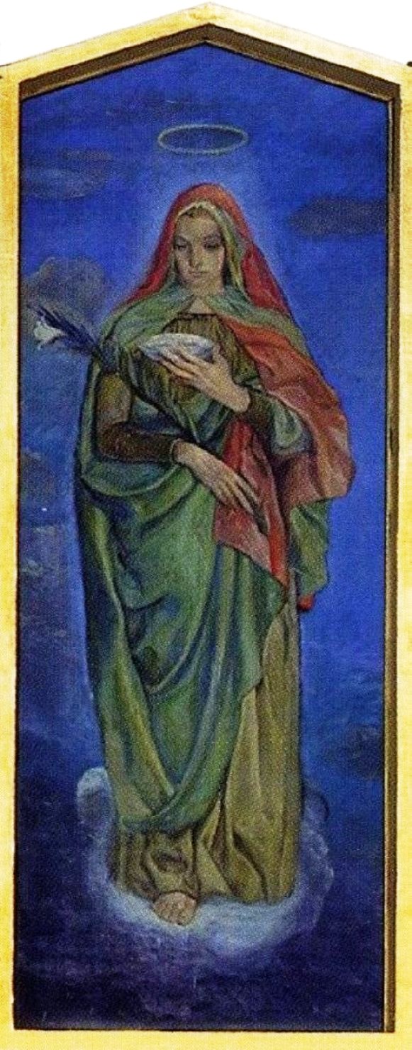 Santa Lucia (dipinto, elemento d'insieme) di Delitala Mario (sec. XX)