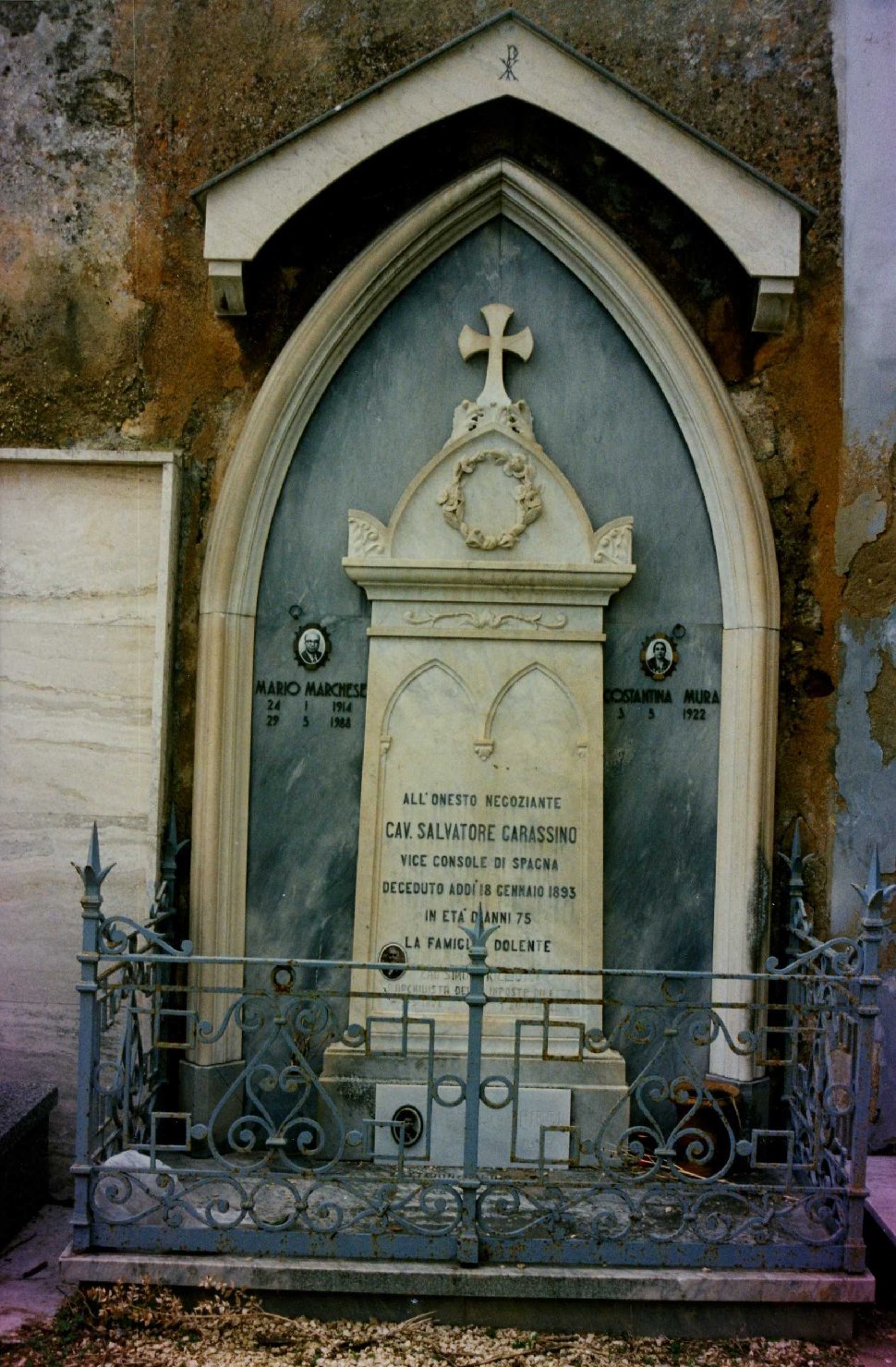 monumento funebre - a edicola - bottega sarda (sec. XIX)