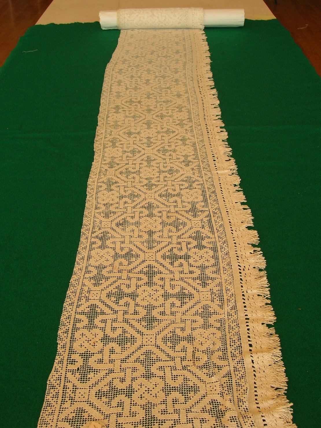 striscia di buratto, accessori tessili - Provincia di Sassari (sec. XIX)
