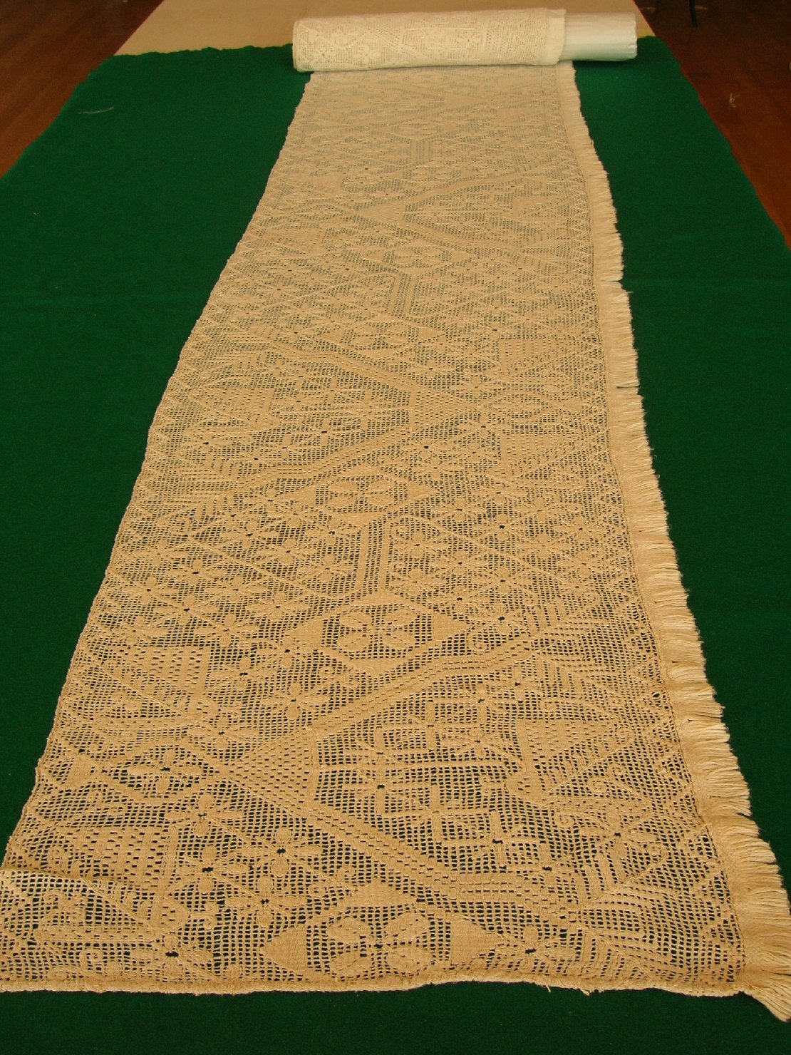 striscia di buratto, accessori tessili - Florinas (sec. XIX)