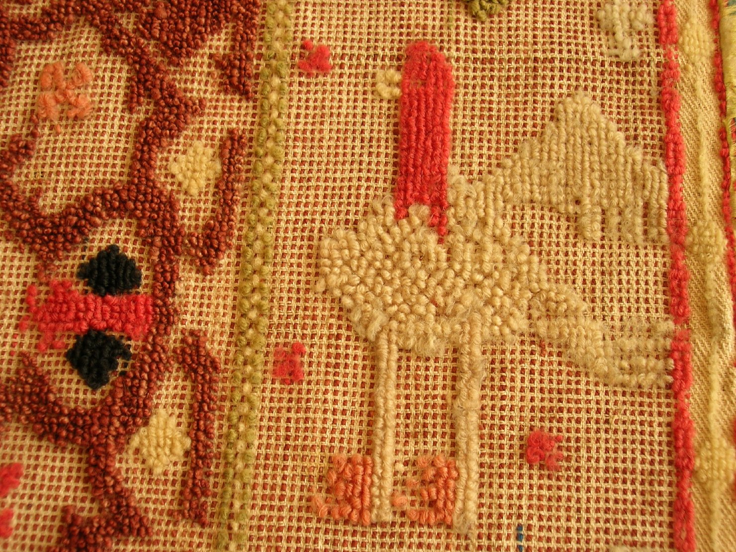 copricassa, accessori tessili - ambito sardo (sec. XIX)