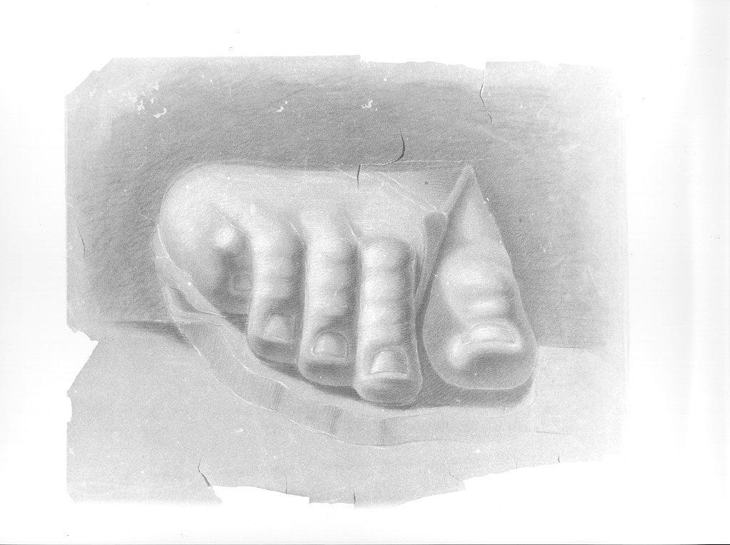 frammento di scultura (disegno, serie) di Rossi Leopoldo (sec. XIX)