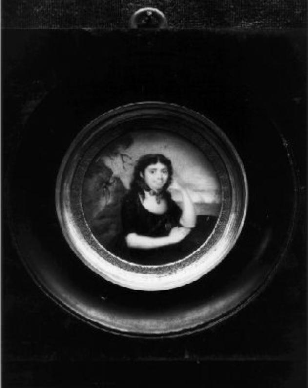 Ritratto di donna (miniatura) di Pinello (sec. XVIII)