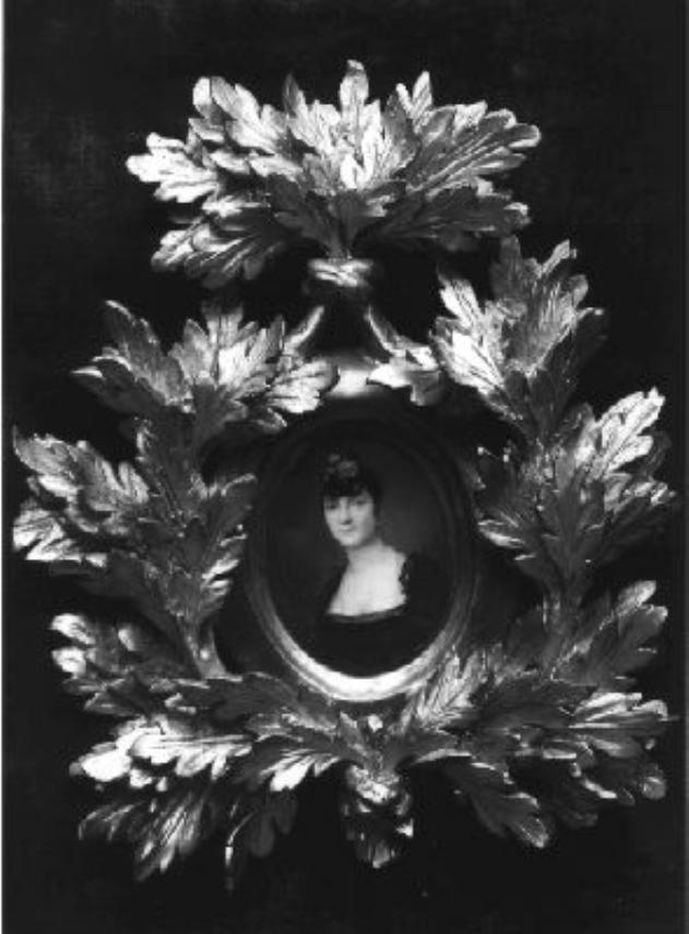Ritratto di donna (miniatura) di Carbonara F (sec. XIX)