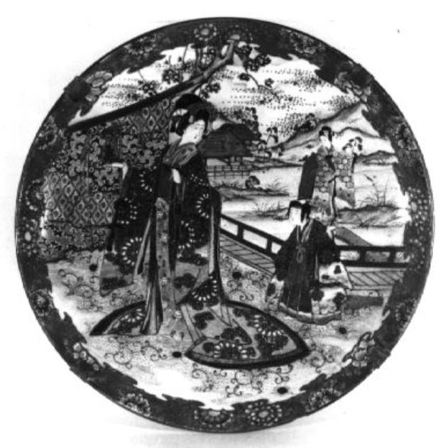 piatto - manifattura giapponese/ Satsuma (fine sec. XIX)