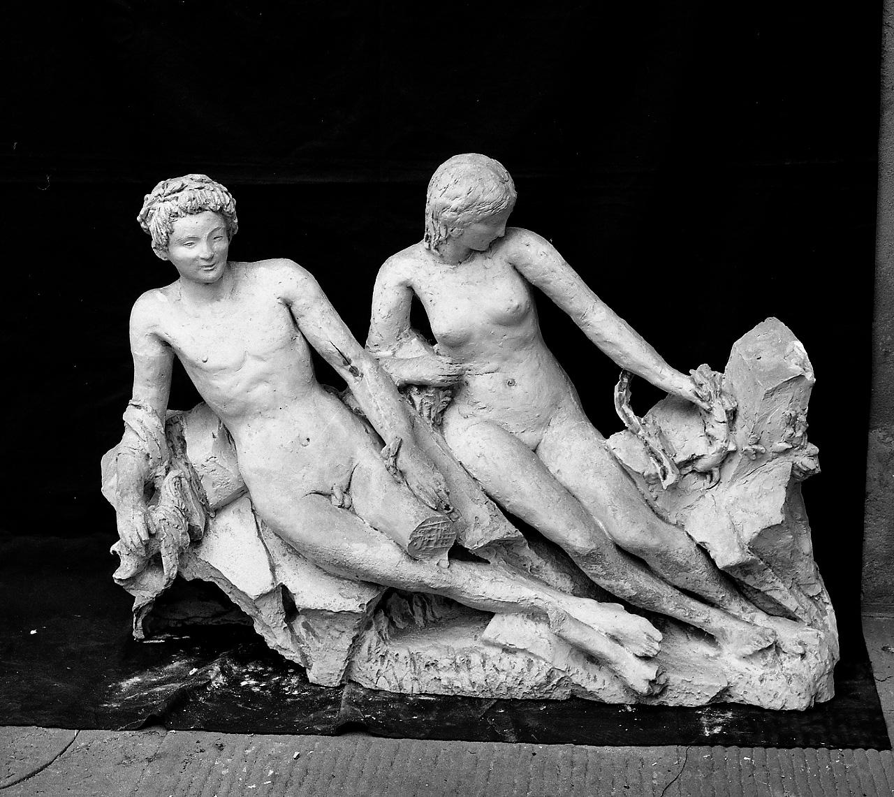 L'Arno e la Valle (scultura, opera isolata) di Griselli Italo Orlando (sec. XX)