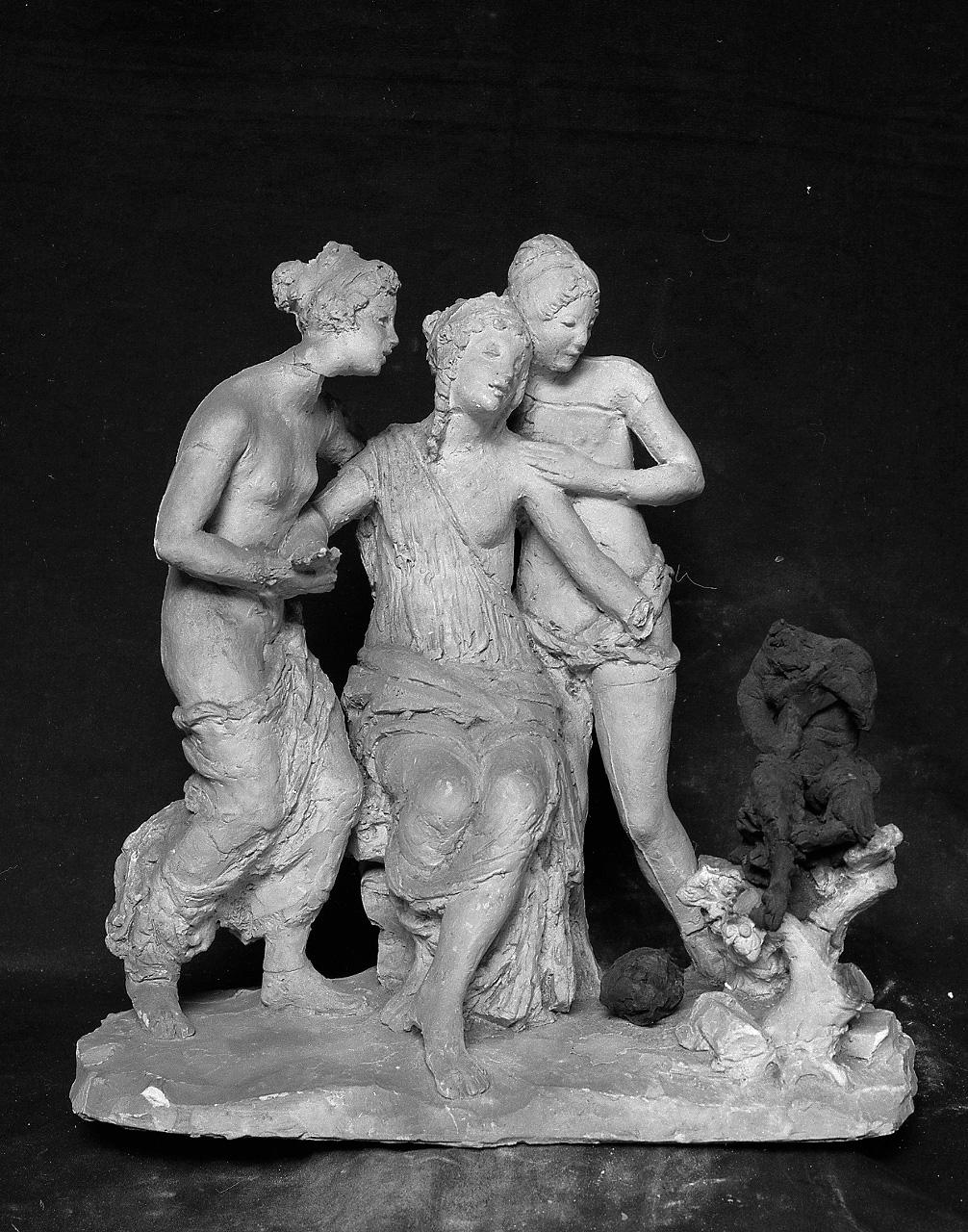 Gruppo mitologico (scultura, opera isolata) di Griselli Italo Orlando (prima metà sec. XX)