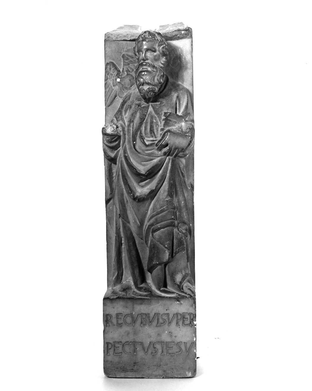 Evangelista S. Giovanni (rilievo) - bottega pisana (primo quarto sec. XIV)
