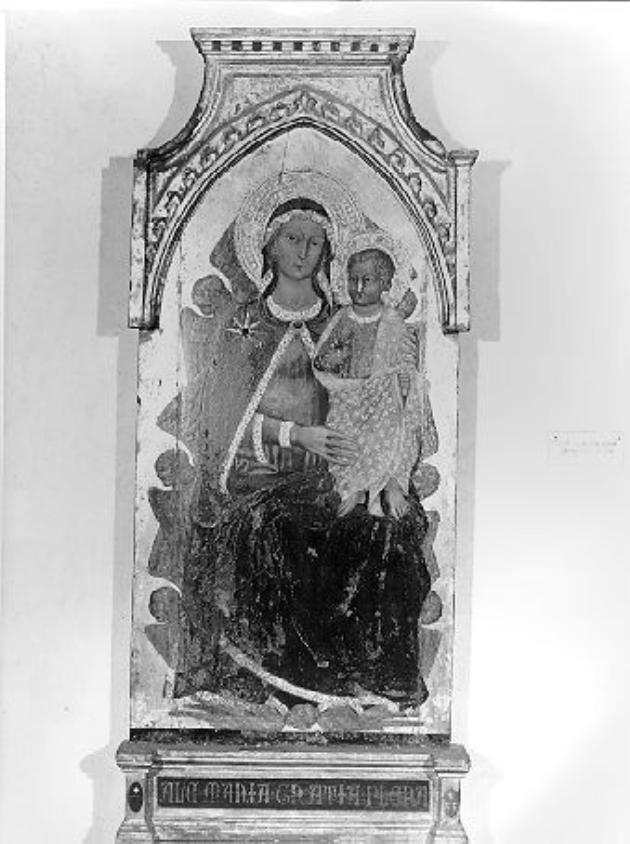 Madonna in trono con Bambino e cherubini (polittico) di Vanni Turino (sec. XIV)